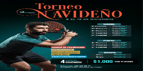 TORNEO NAVIDEÑO DE PADEL 2025
