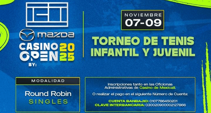 Mazda Casino Open 2025 Infantil y Juvenil