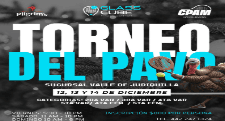 Torneo del Pavo Glass Cube 2025
